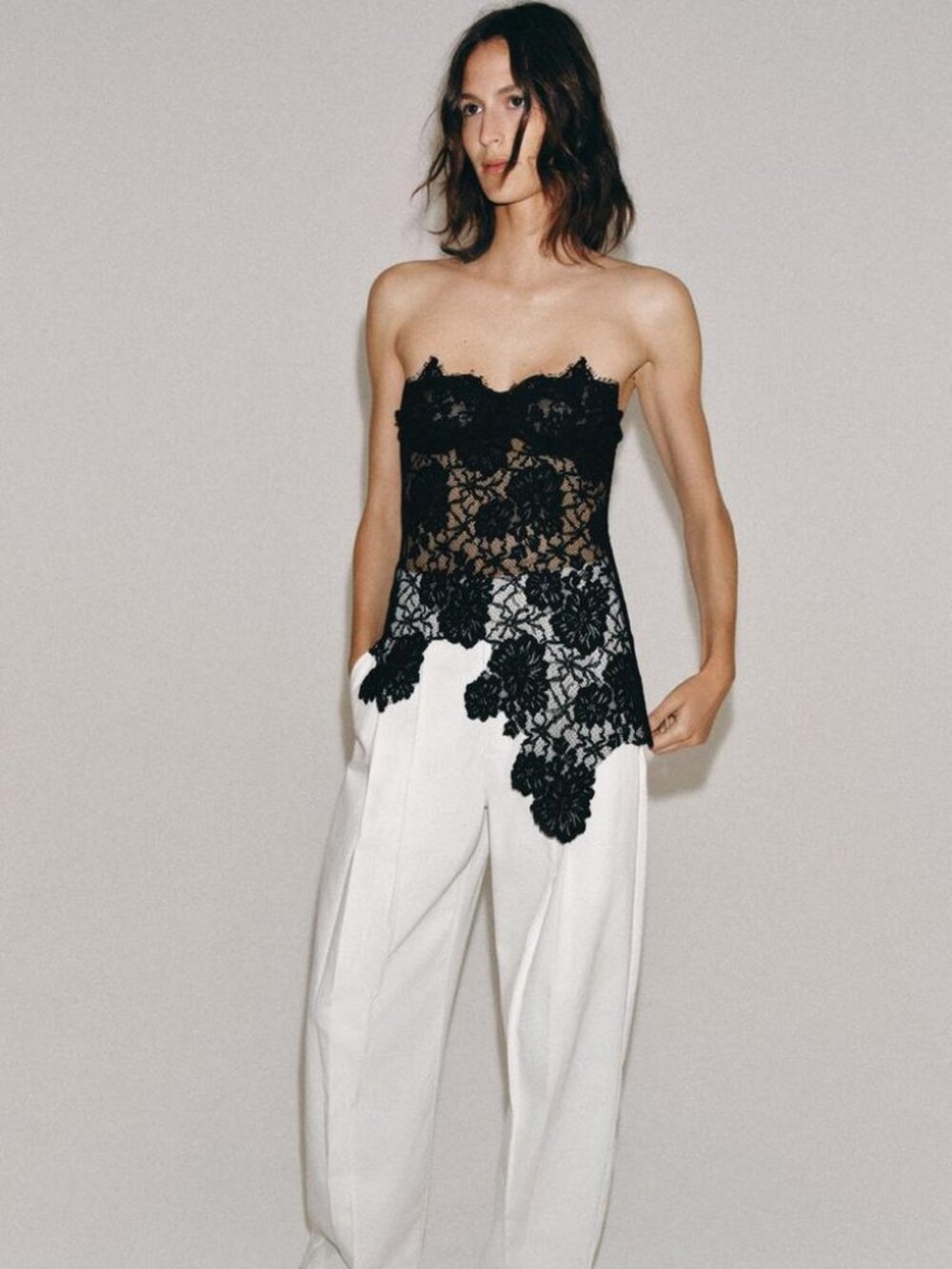 ZARA ZW COLLECTION LACE CORSET - Picture 4 of 10